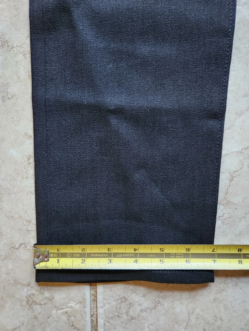 NWOT KATO’ Hiroshi Kato The Pen Slim Jeans 33x33 Black Raw Selvedge Denim USA